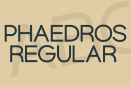 Phaedros Font