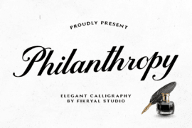 Philanthropy Font