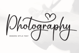 Photography Font