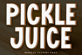 Pickle Juice Font