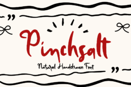 Pinchsalt Font
