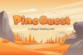 Pine Quest Demo Font