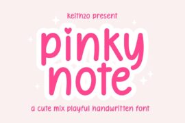 Pinky Note Font
