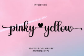 Pinky Yellow Font