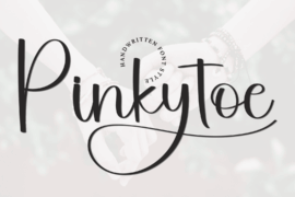 Pinkytoe Font