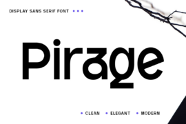 Pirage Font Family