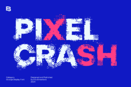 PIXEL CRASH TRIAL Font
