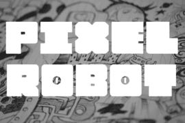 Pixel Robot Font