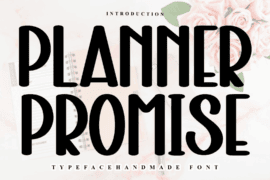 Planner Promise Font