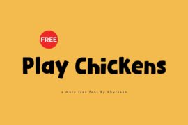 Play Chickens Font