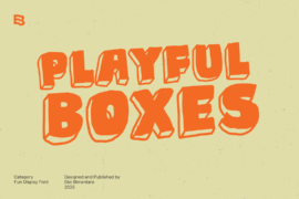 Playful Boxes Font