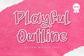Playful Outline – Personal Use Font