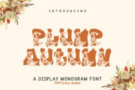 Plump Autumn Font