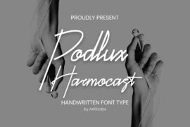 Podlux Harmocast Font