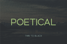 Poetical Font