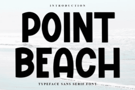 Point Beach Font