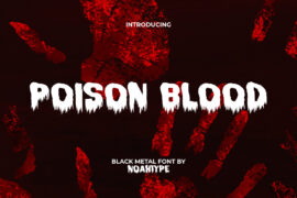 Poison Blood Demo Font