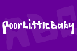 PoorLittleBaby Font