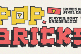 Pop Bricks Font Family