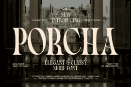 PORCHA Font