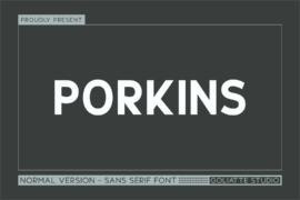 Porkins Font