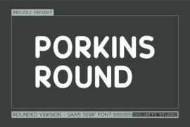 Porkins Round Font