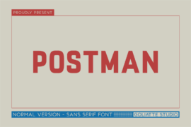 Postman Font
