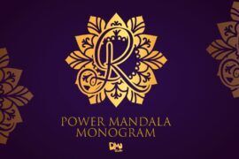 Power Mandala Monogram Font