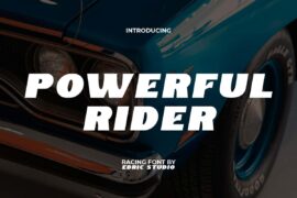 Powerful Rider Demo Font