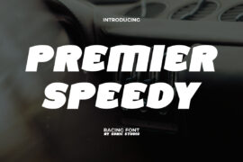 Premier Speedy Demo Font