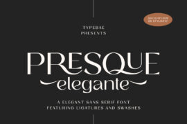 PresqueElegante Font