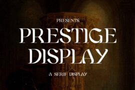 Prestige Display Font