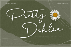 Pretty Dahlia Font