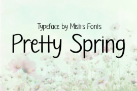 Pretty Spring Font