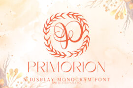 Primorion Monogram Font