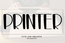 PRINTER Font