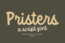 Pristers Font