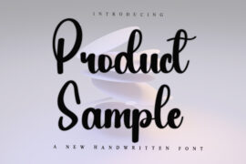 Product Sample Font