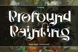 Profound Painting Demo Font