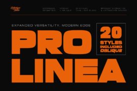 Prolinea Demo Font Family