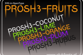 Prosh3 Font Family