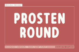 Prosten Round Font