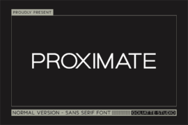 Proximate Font
