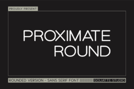 Proximate Round Font