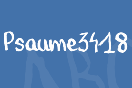 Psaume3418 Font