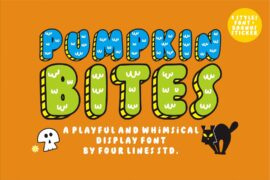 Pumpkin Bites Font Family