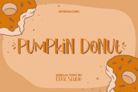 Pumpkin Donut Demo Font