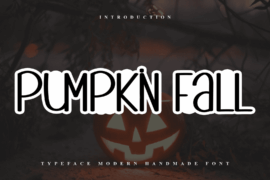 Pumpkin Fall Font