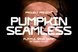 Pumpkin Seamless Font