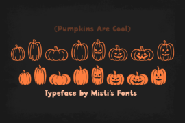 Pumpkins Are Cool Font
